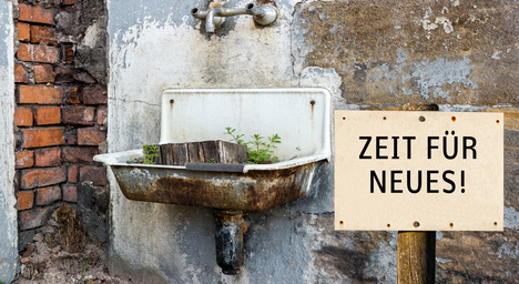 Zeit fr Neues DDR Waschbecken